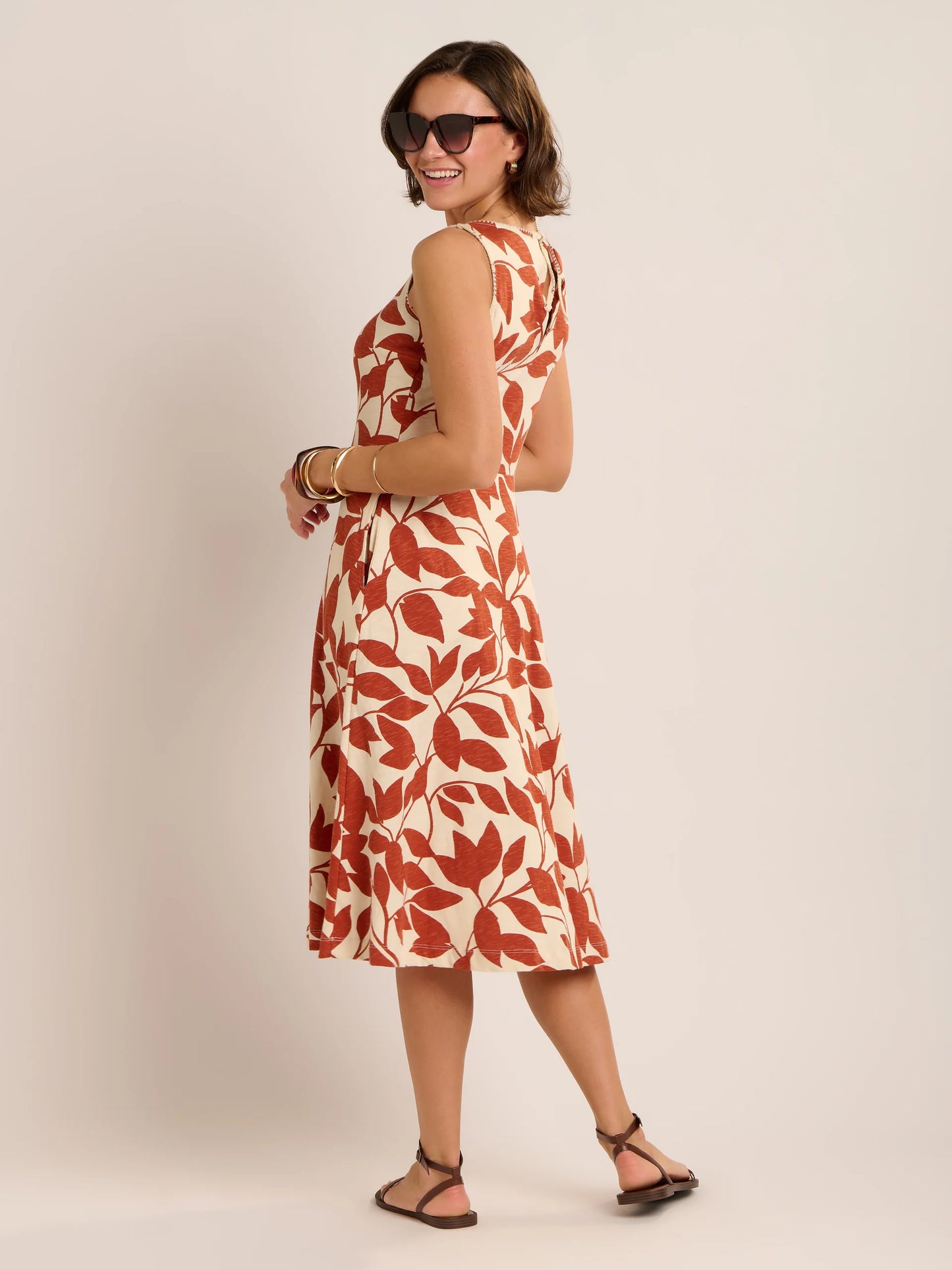 Brakeburn Adla Jersey Midi Dress