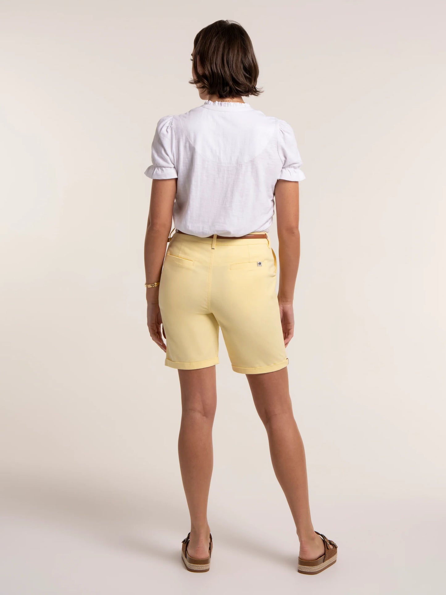 Brakeburn Chino Shorts in Yellow