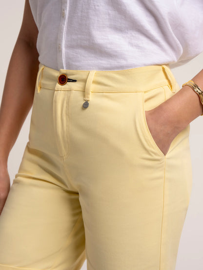 Brakeburn Chino Shorts in Yellow