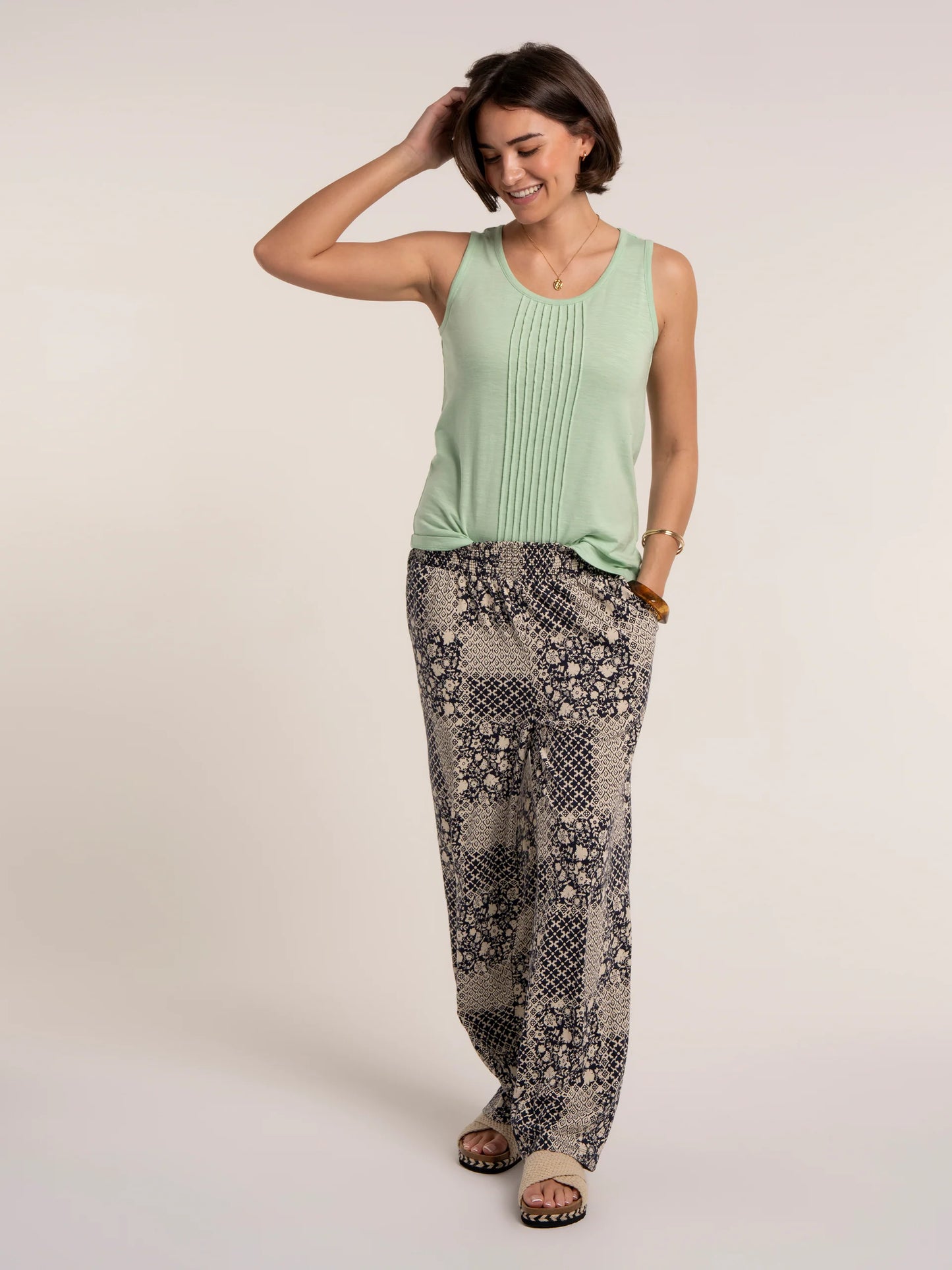 Brakeburn Collina Green Top