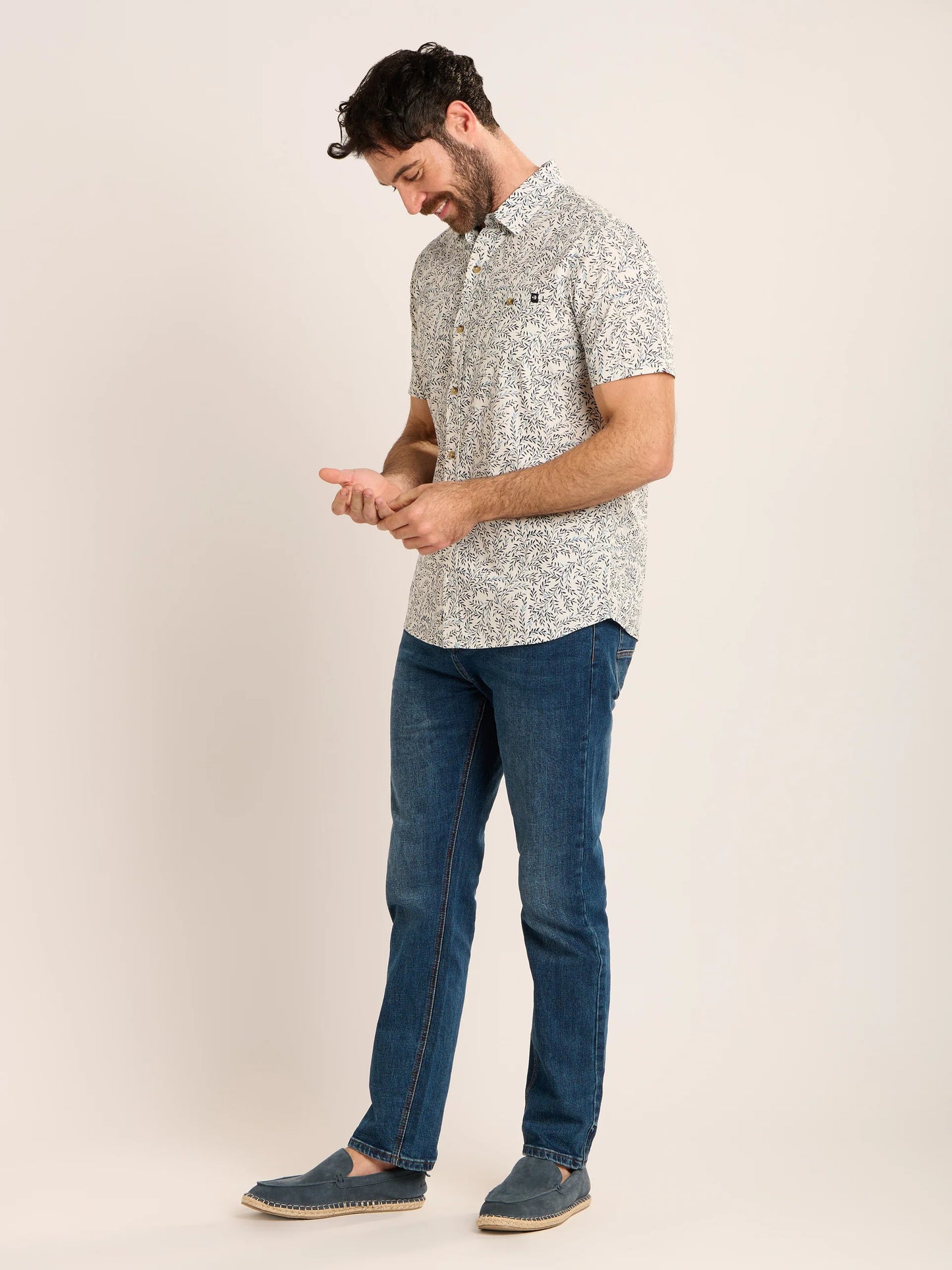 Brakeburn Mappleton Leaves Shirt
