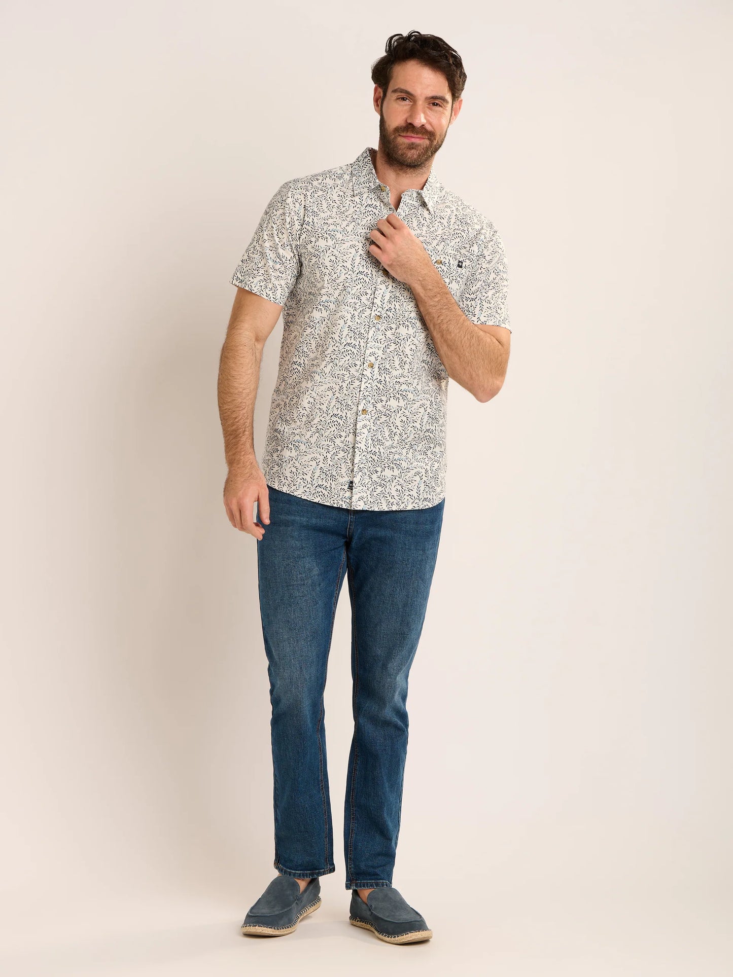 Brakeburn Mappleton Leaves Shirt
