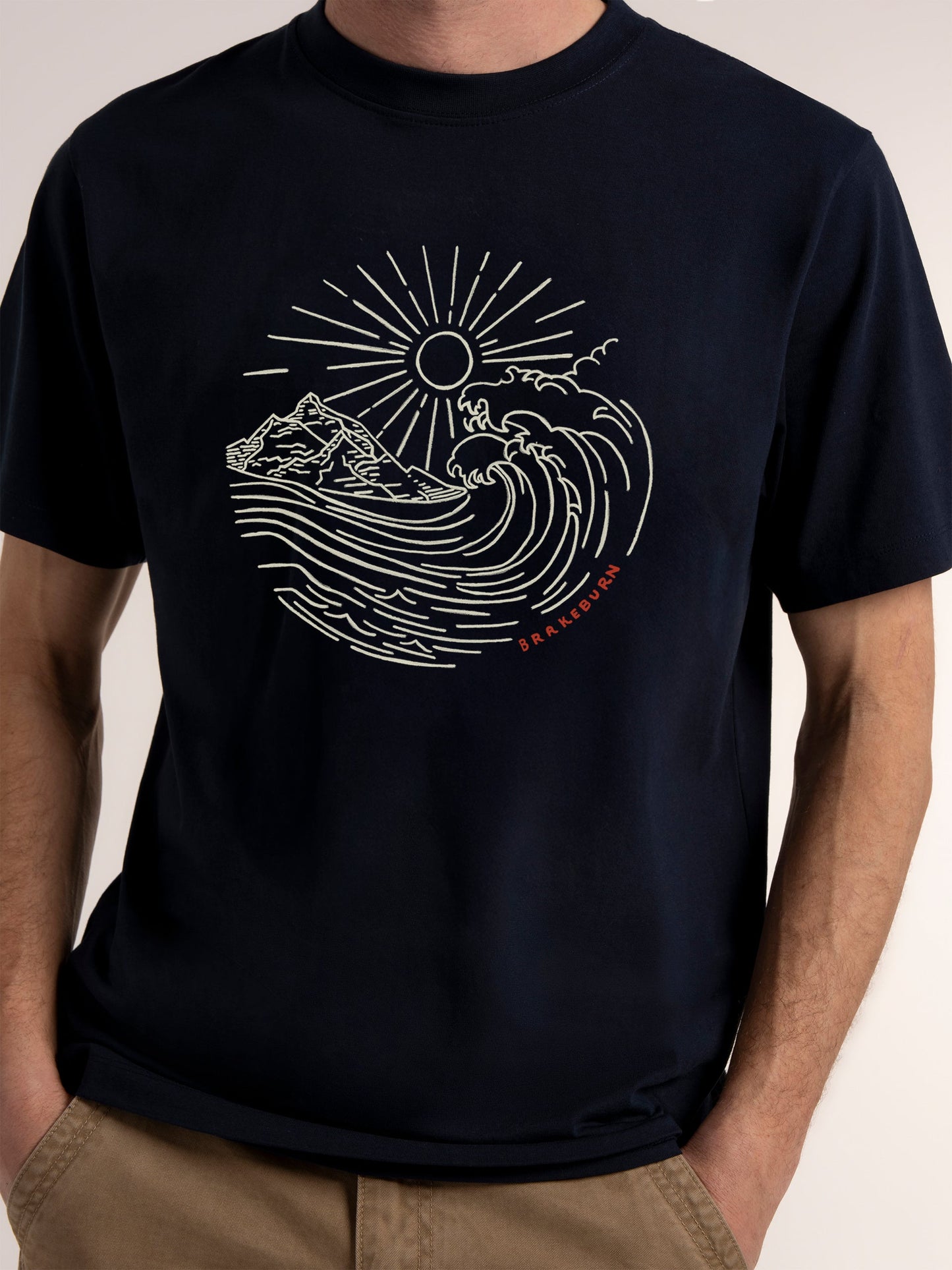Brakeburn Radstock T-Shirt in Navy