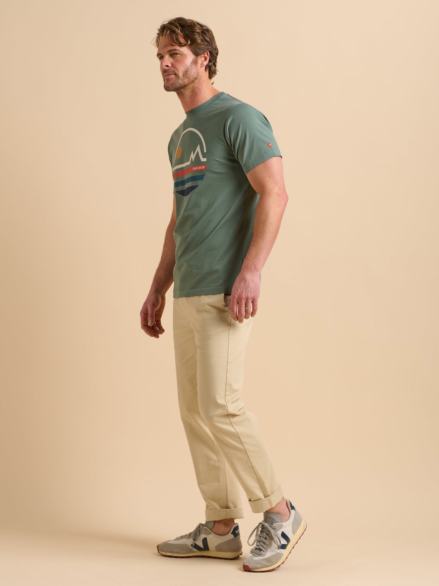 Brakeburn Linear Mountains T-Shirt