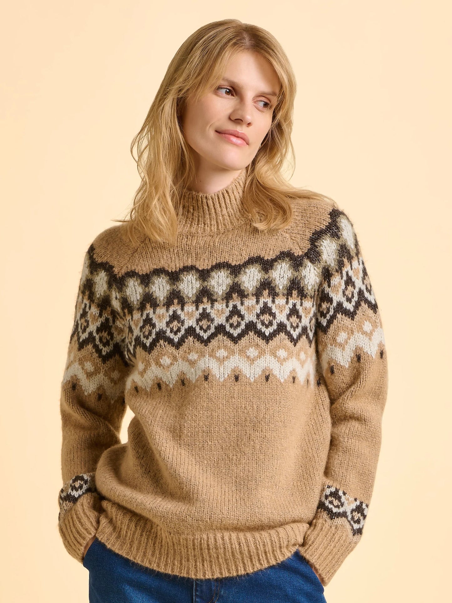 Brakeburn Fieldstone Fairisle Jumper