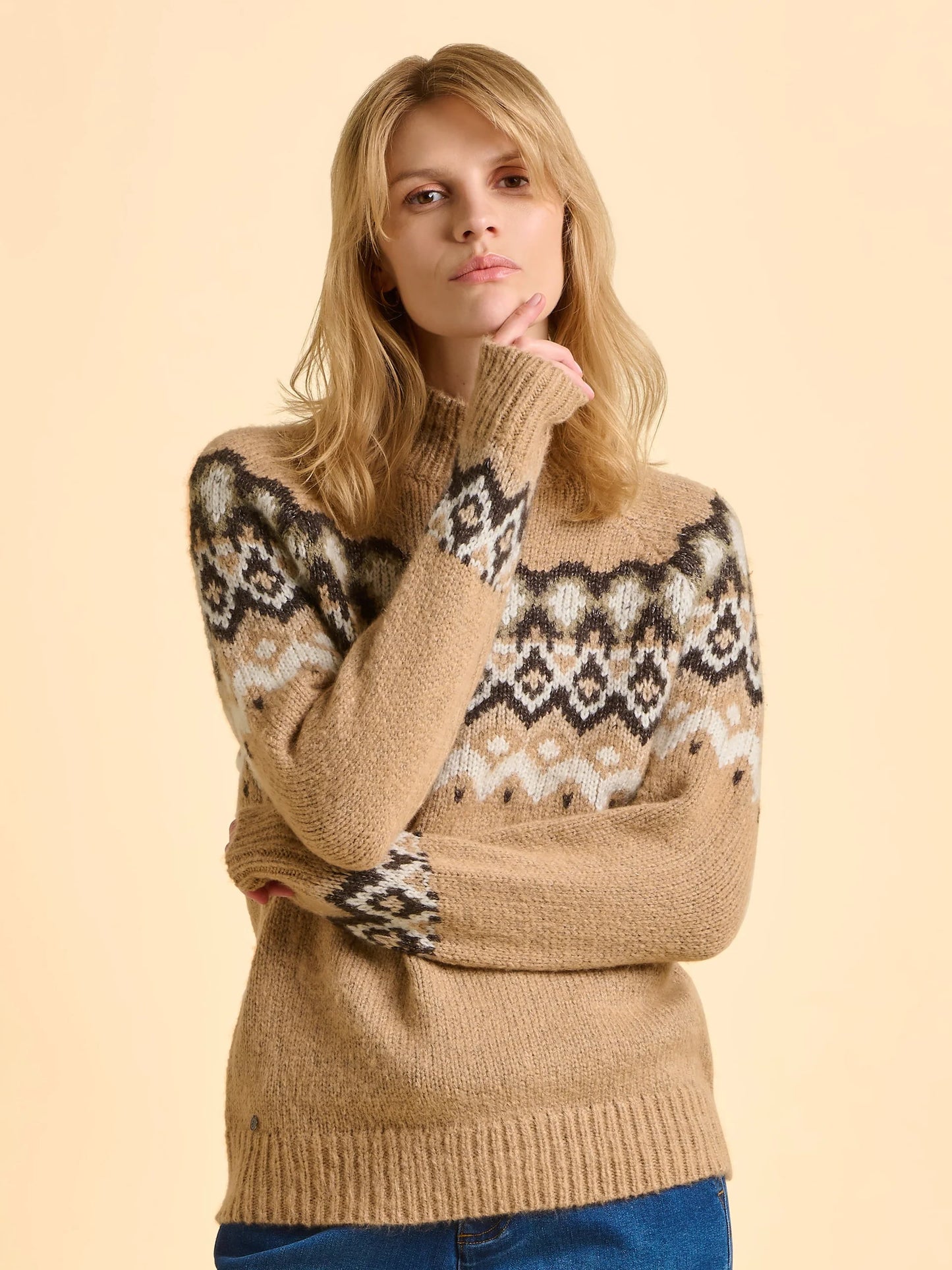 Brakeburn Fieldstone Fairisle Jumper