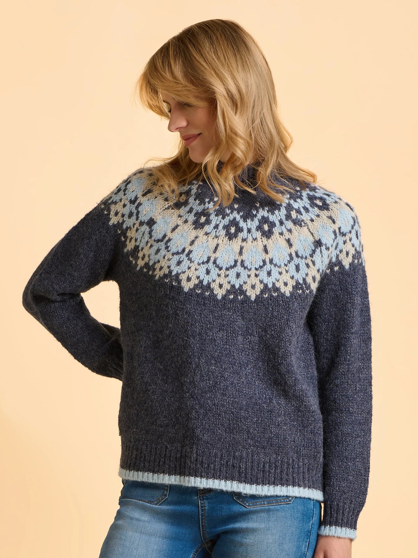 Brakeburn Windswept Fairisle Jumper