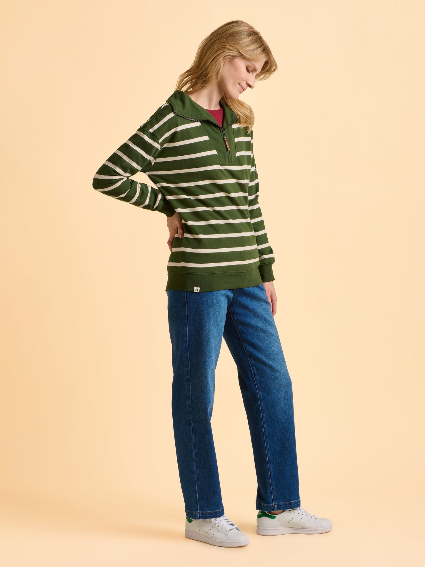 Brakeburn Charmouth Quarter Zip Sweatshirt