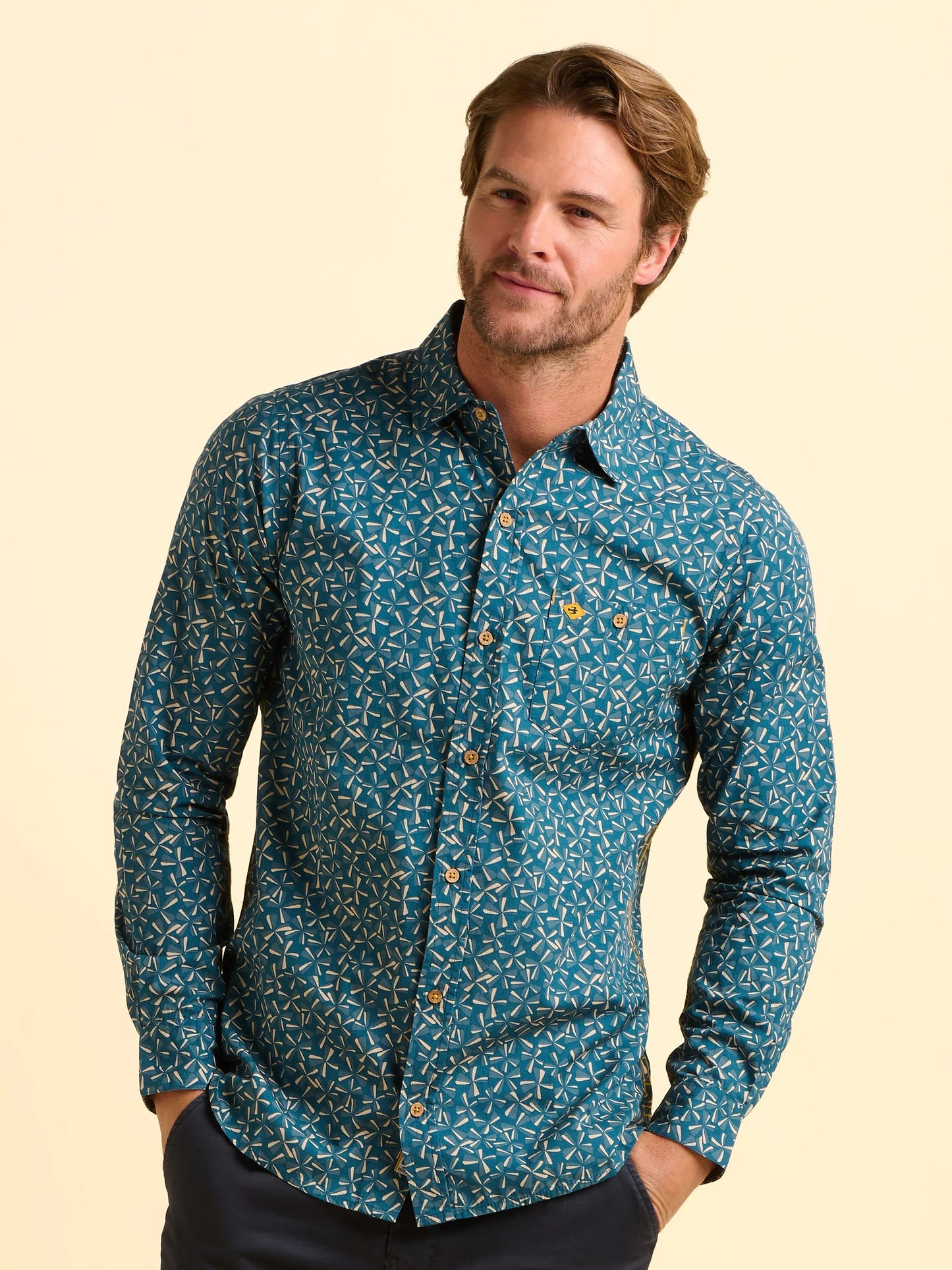 BRakeburn Benbecula Printed Shirt