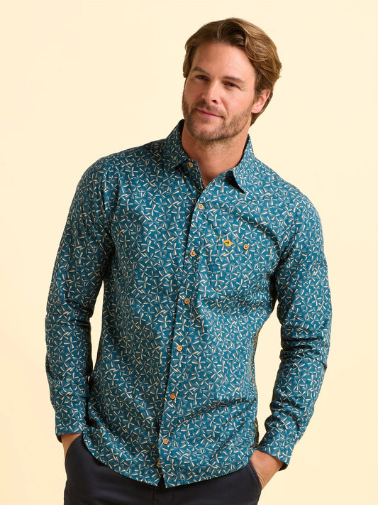 BRakeburn Benbecula Printed Shirt