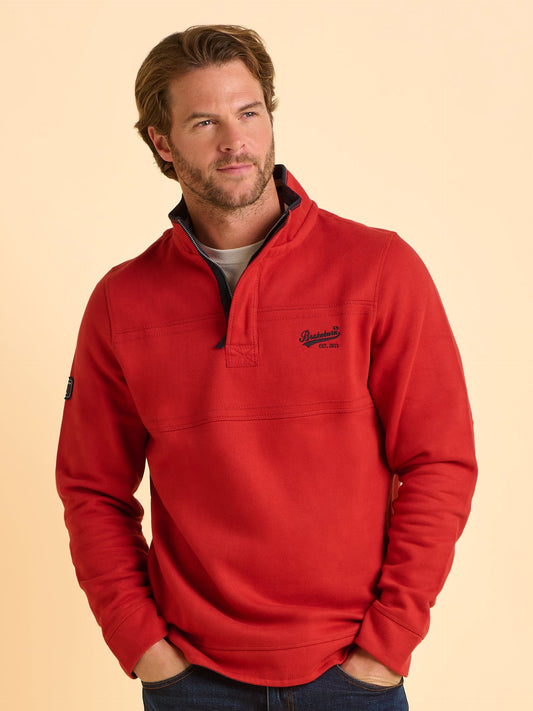 Brakeburn Worbarrow Quarter Zip Sweatshirt