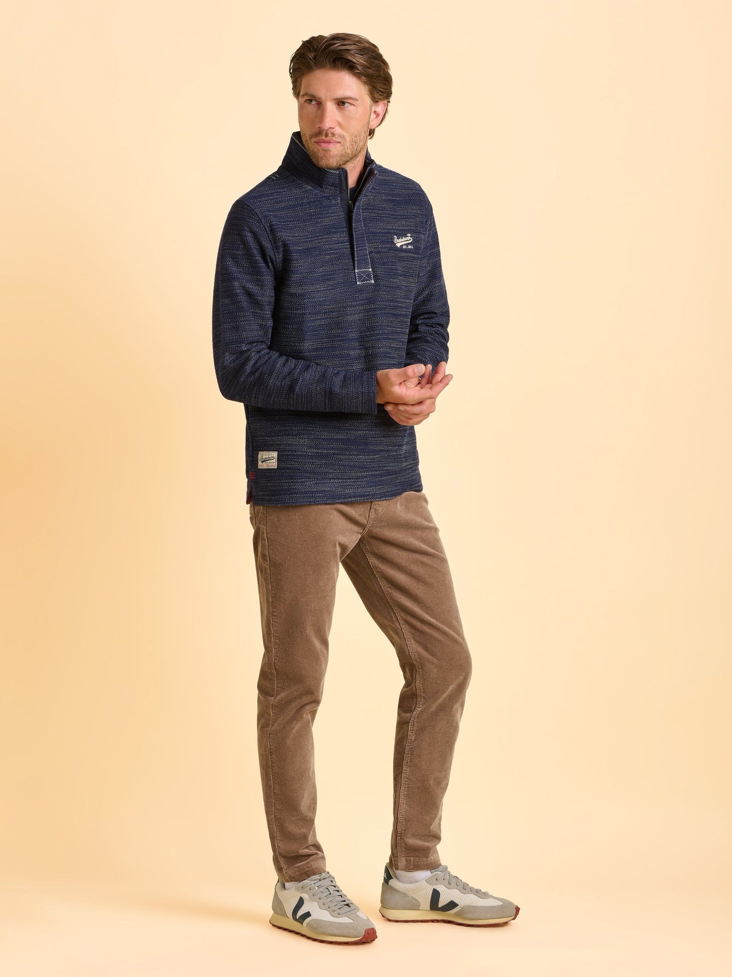 Brakeburn Weymouth Quarter Zip Sweatshirt