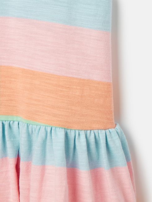 Joules Skipwell Cotton Sleveless Dress in Stripe