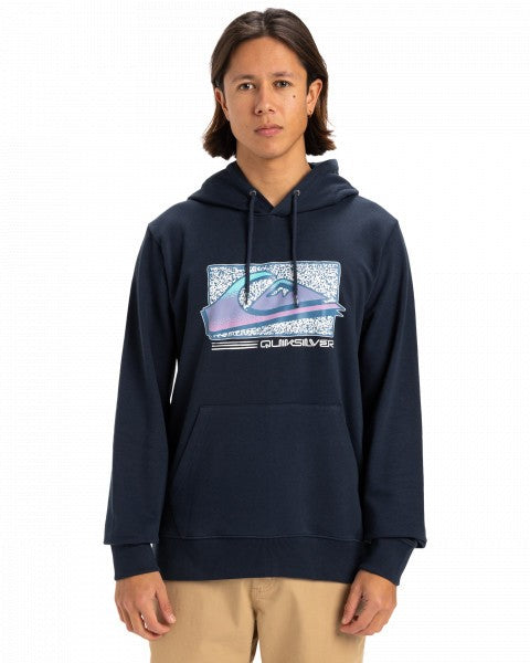 Quiksilver Retro Fade Hoodie in Navy