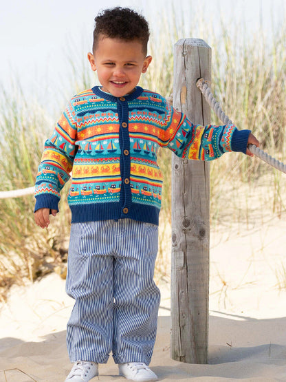 Kite Kaleidoscope Coastal Cardi