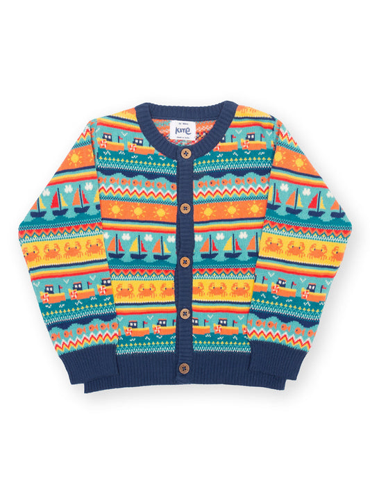 Kite Kaleidoscope Coastal Cardi