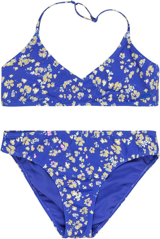 Roxy Shadow Floral Tri Bikini in Blue Ditsy