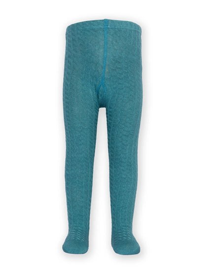 Kite Cable Tights Teal Blue