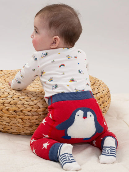 Kite Penguin Parade Knit Leggings