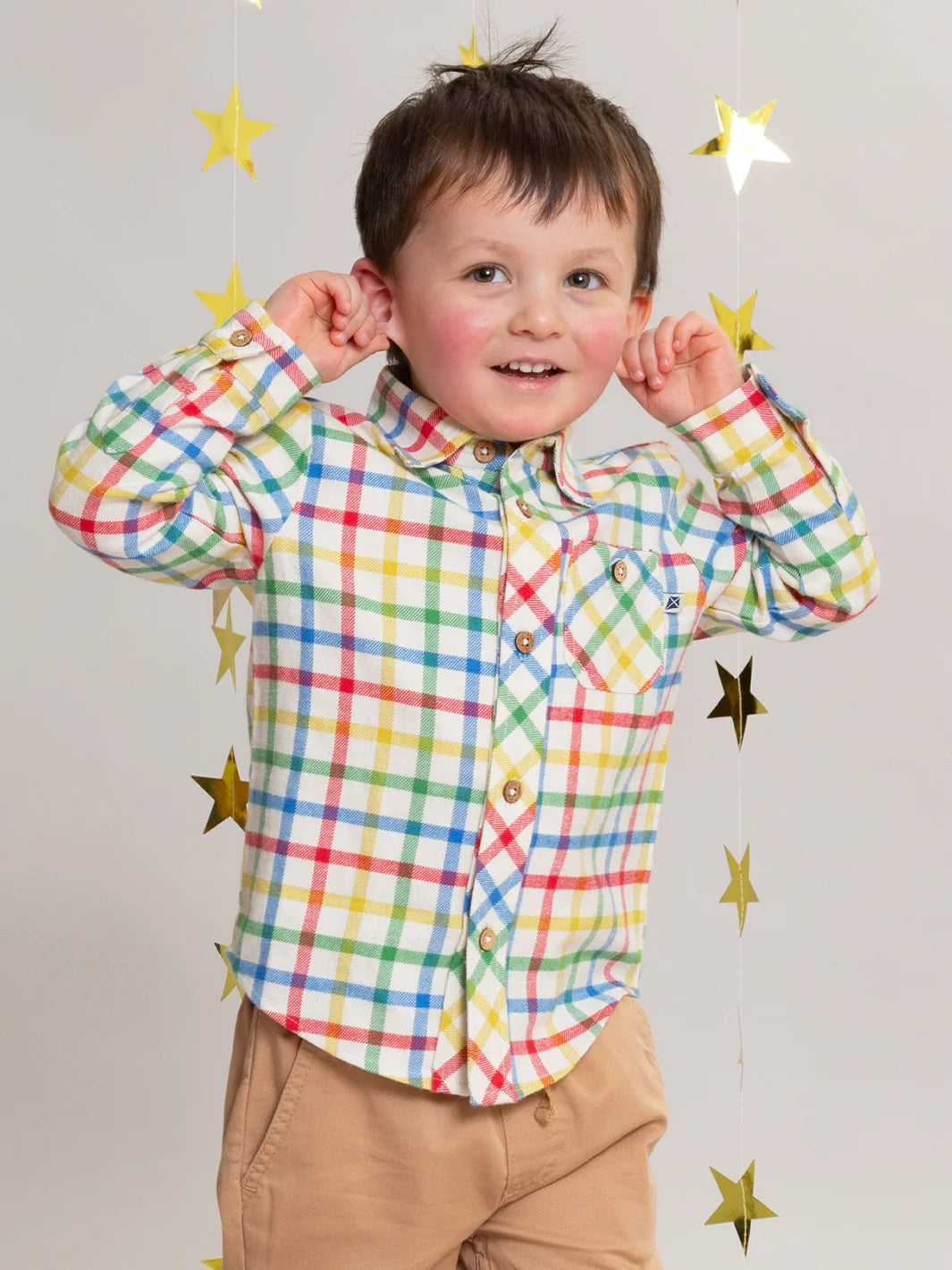 Kite Rainbow Check Shirt