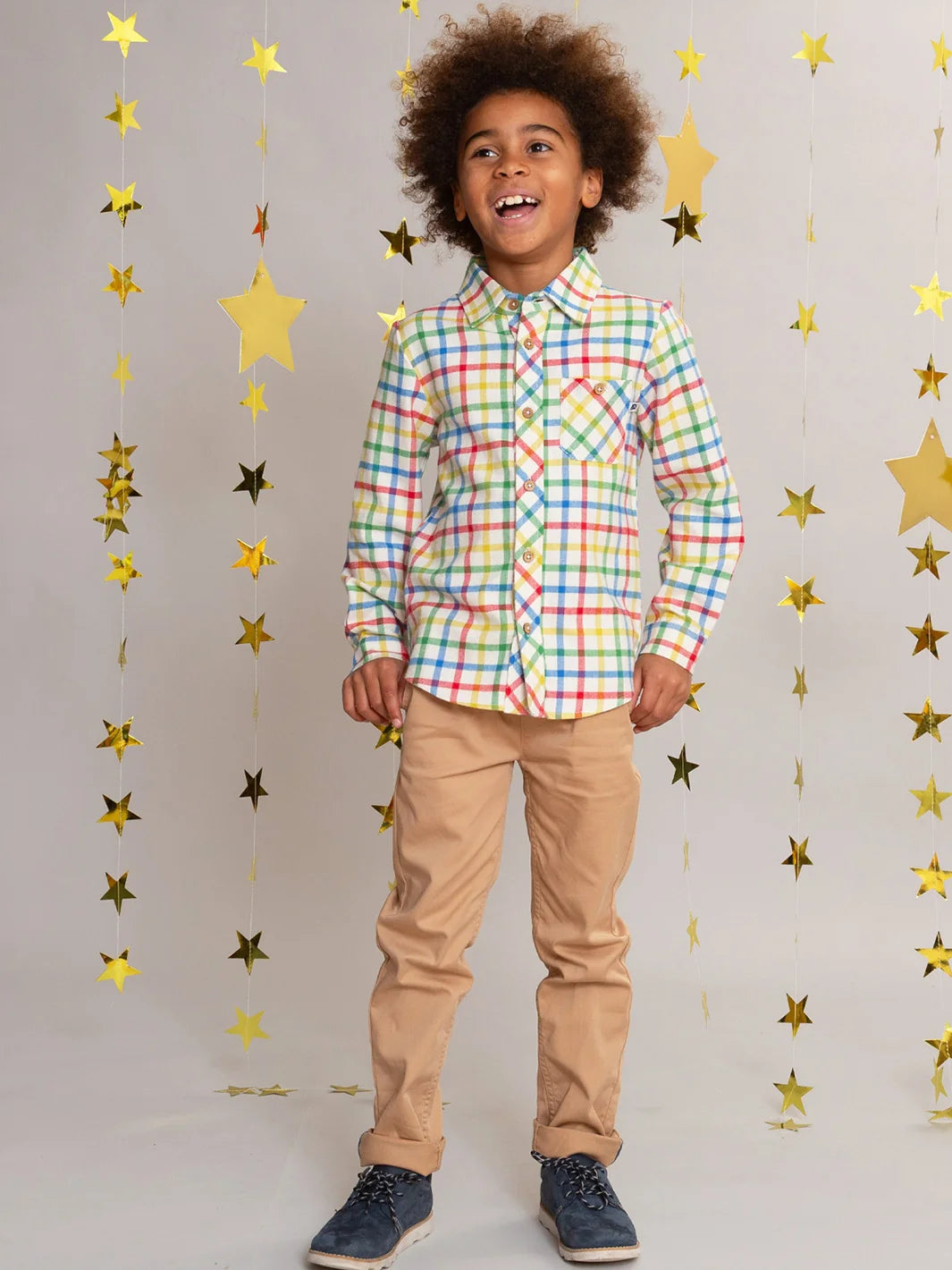 Kite Rainbow Check Shirt