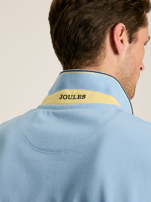 Joules Woody Polo Shirt in Light Blue