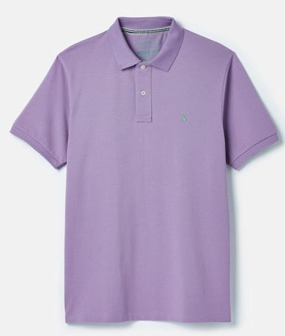 Joules Woody Polo Shirt in Violet
