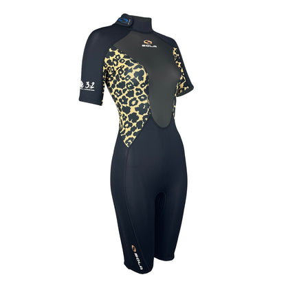 Sola Ladies Ignite 3/2 Shortie Wetsuit in Jaguar