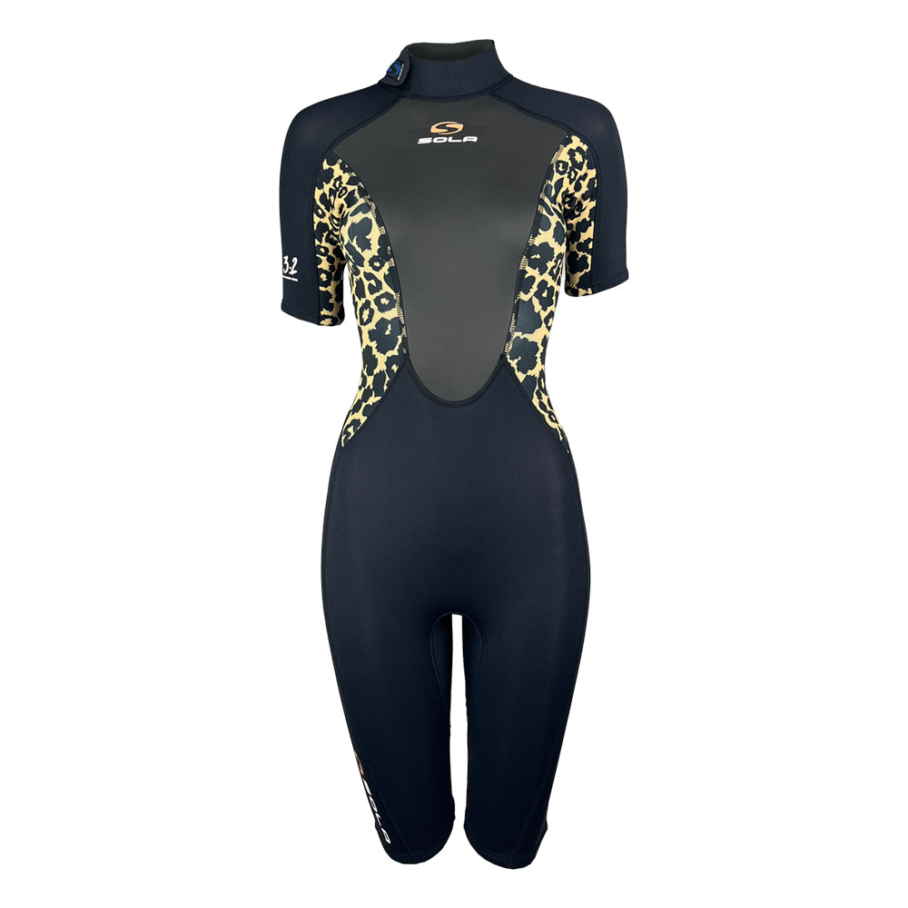 Sola Ladies Ignite 3/2 Shortie Wetsuit in Jaguar