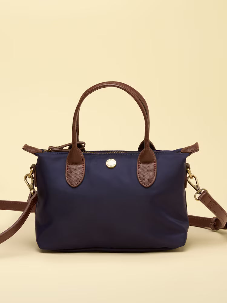 Joules Mini Crossbody Handbag in Navy