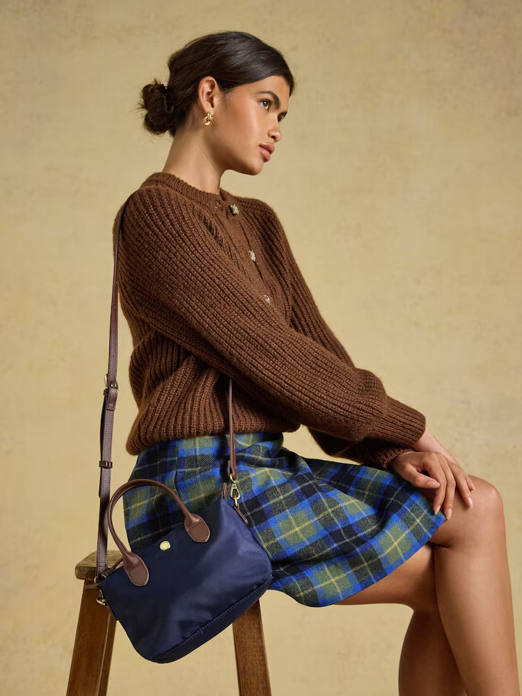 Joules Mini Crossbody Handbag in Navy