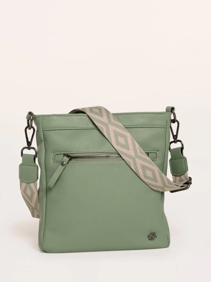 Brakeburn Sierra Green Cross Body Bag