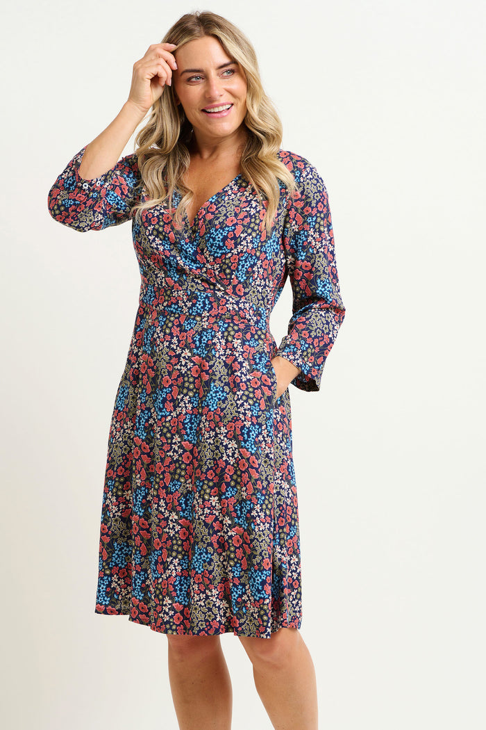 Brakeburn Regan Wrap Dress