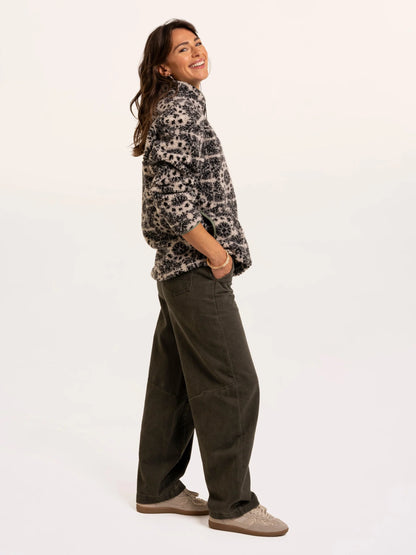 Brakeburn Wey Printed 1/4 Zip Fleece