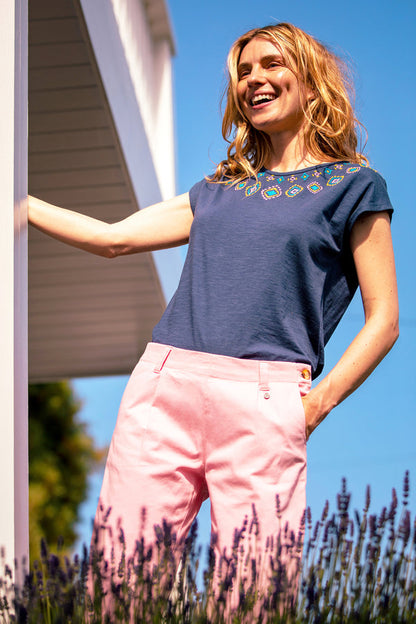 Brakeburn Mez Embroidered T-Shirt