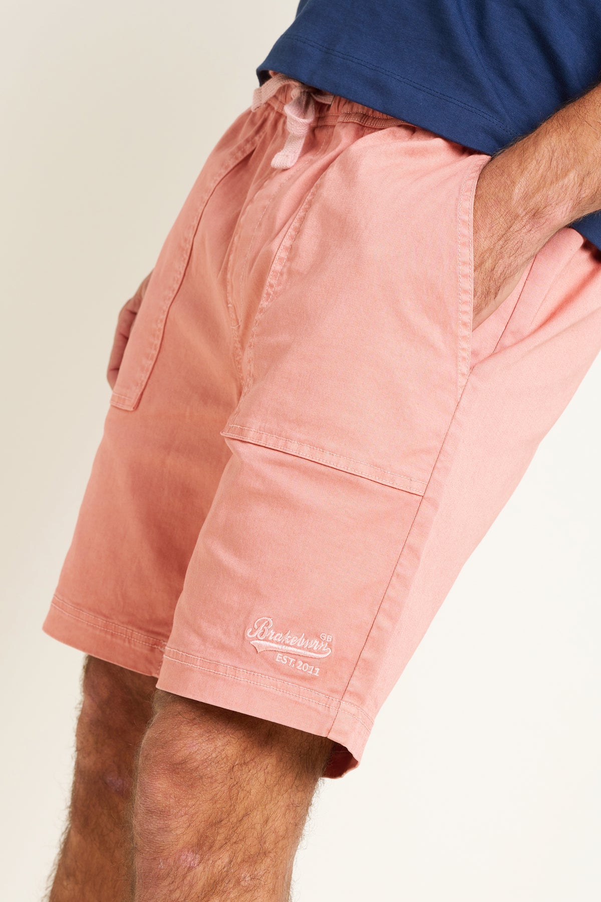 Brakeburn Pink Drawcord Shorts