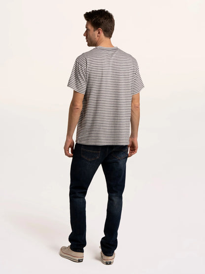 Brakeburn Spruce Multi Stripe T-Shirt