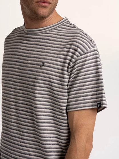 Brakeburn Spruce Multi Stripe T-Shirt