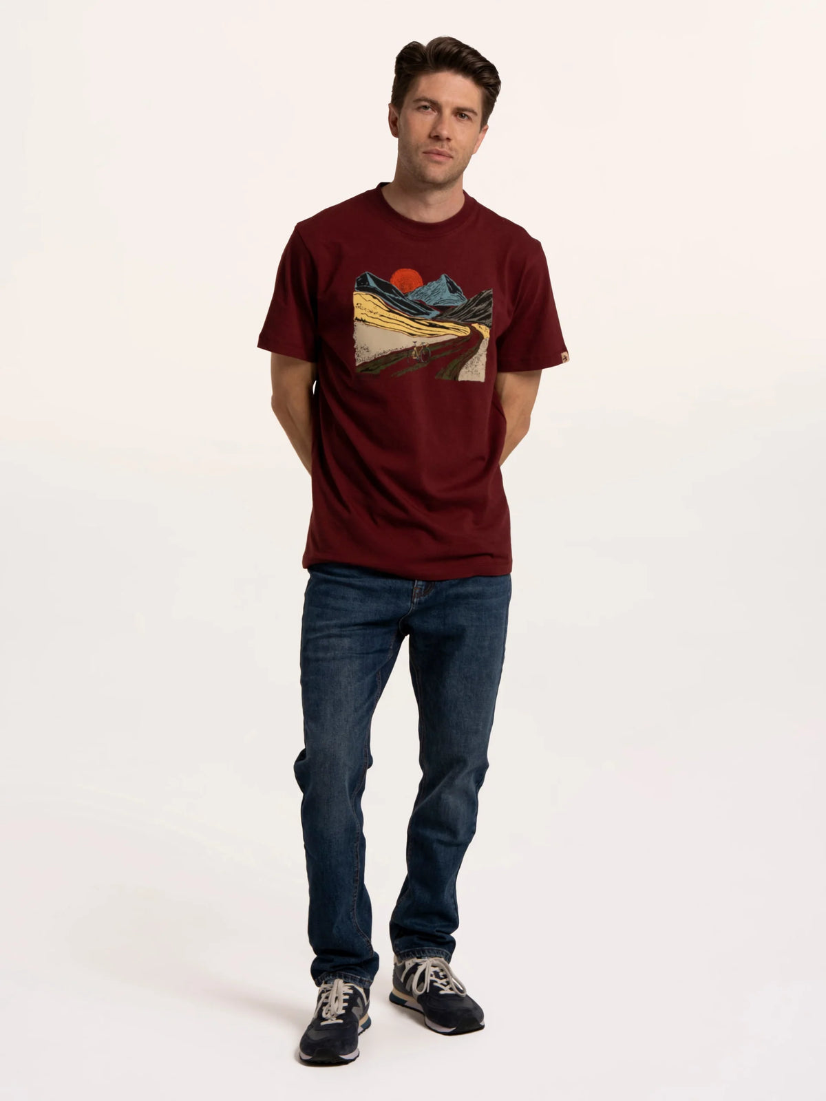 Brakeburn Kenton Abstract Bike Landscape T-Shirt