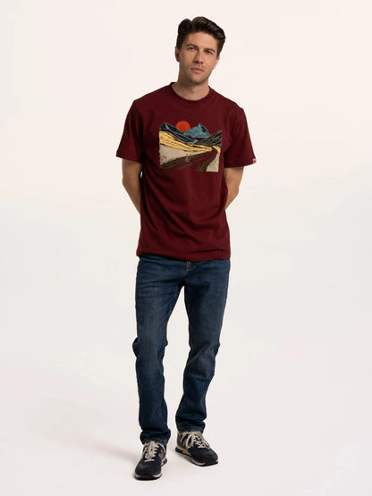 Brakeburn Kenton Abstract Bike Landscape T-Shirt