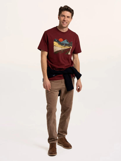Brakeburn Kenton Abstract Bike Landscape T-Shirt