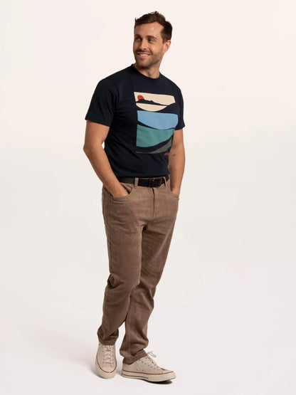 Brakeburn Kingsbury Rolling Waves T-Shirt