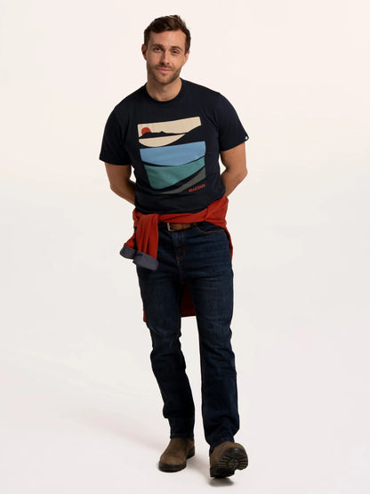 Brakeburn Kingsbury Rolling Waves T-Shirt