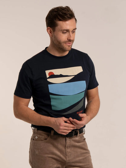 Brakeburn Kingsbury Rolling Waves T-Shirt