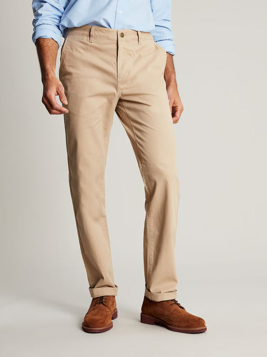 Joules Stamford Navy Chinos in Tan