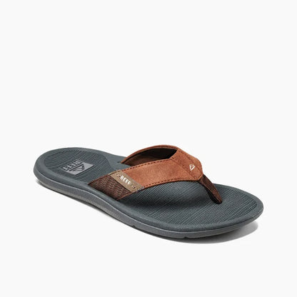 Reef Santa Ana Flip Flops in Grey/Tan