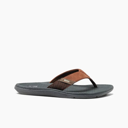 Reef Santa Ana Flip Flops in Grey/Tan
