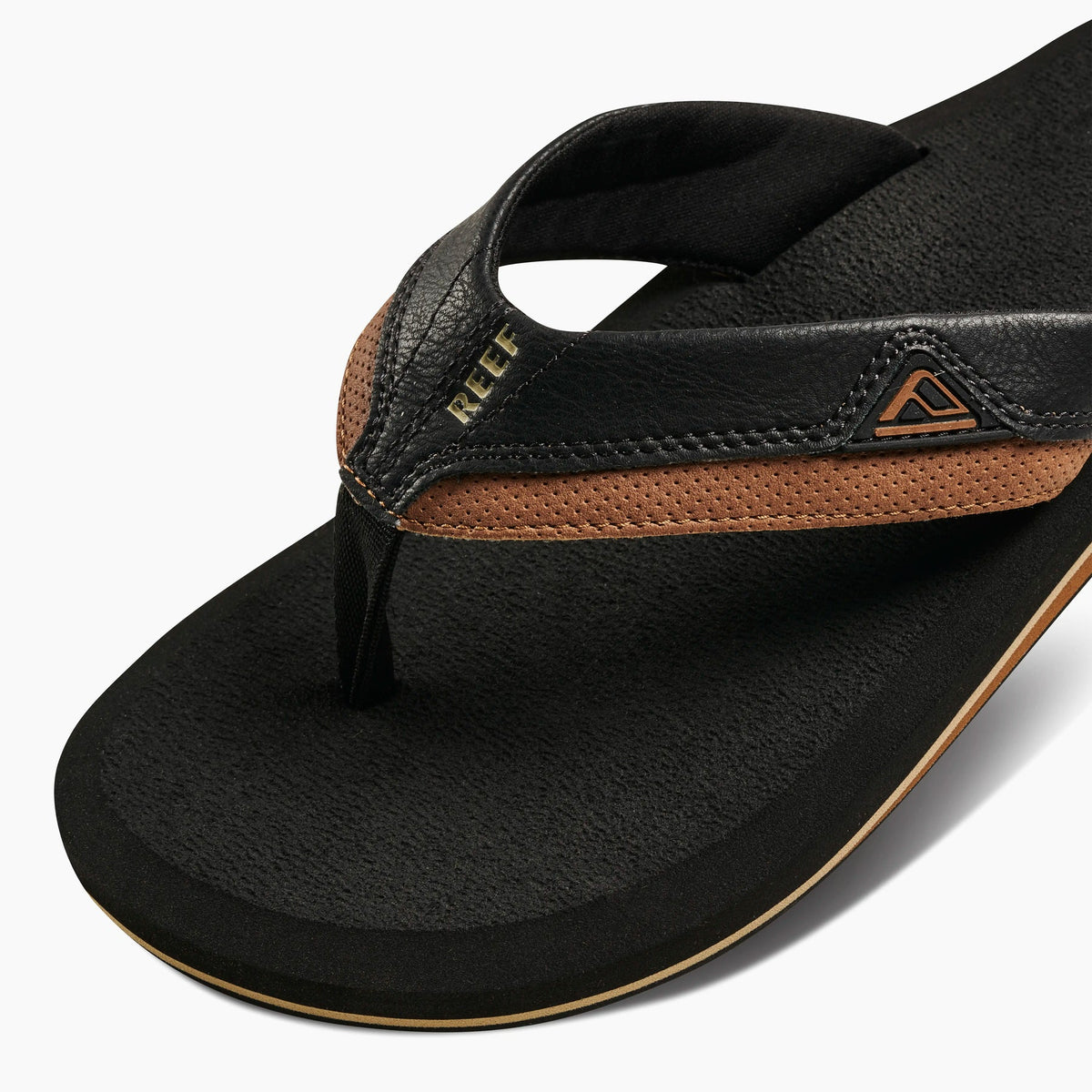 Reef Cushion Dawn Flip Flops in Black/Tan