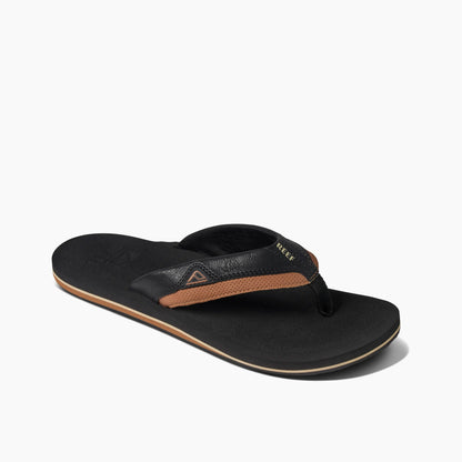 Reef Cushion Dawn Flip Flops in Black/Tan