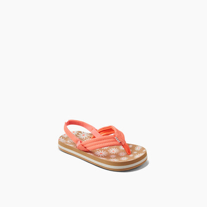 Reef Little Ahi Flip Flops in Daisy